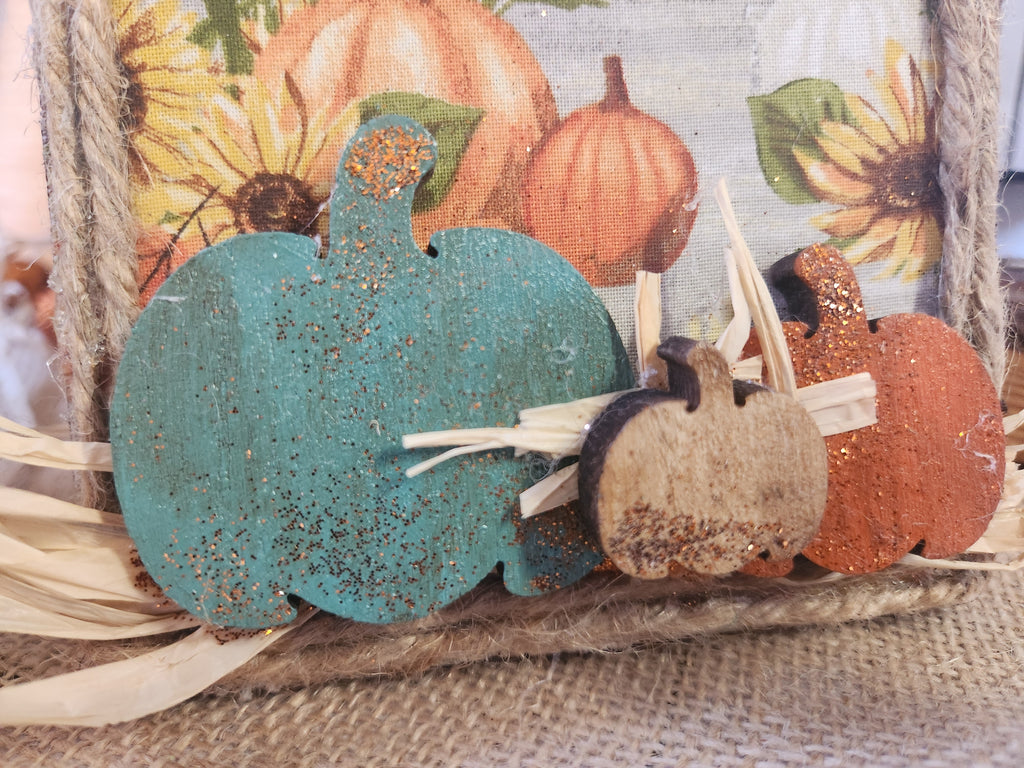 TIER TRAY FALL THANKSGIVING 4PK GIVE THANKS BANNER BUNDLE