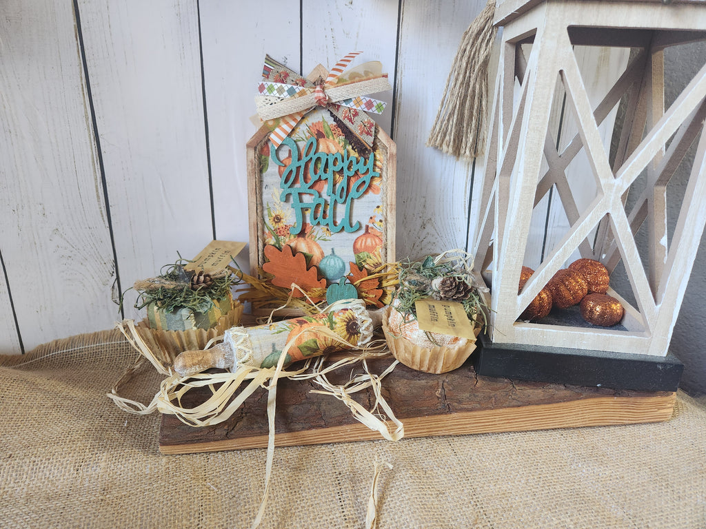 TIER TRAY FALL THANKSGIVING 4PK HAPPY FALL BUNDLE