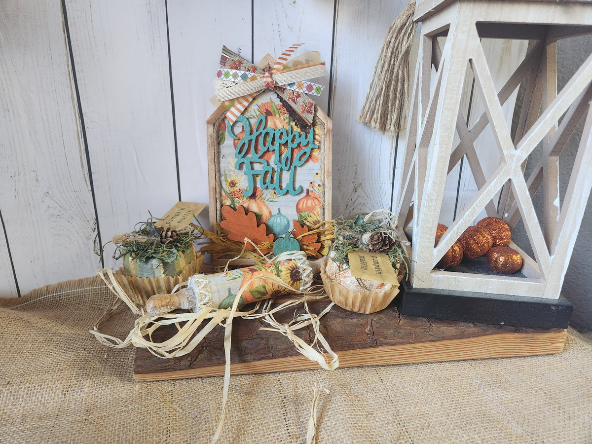 TIER TRAY FALL THANKSGIVING 4PK HAPPY FALL BUNDLE