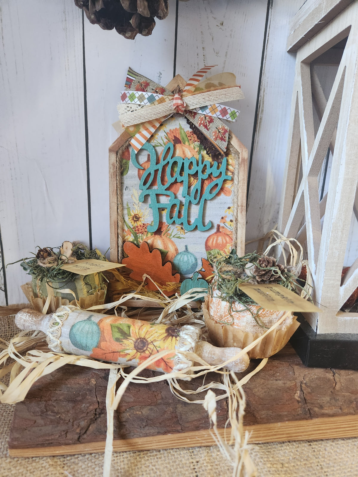 TIER TRAY FALL THANKSGIVING 4PK HAPPY FALL BUNDLE