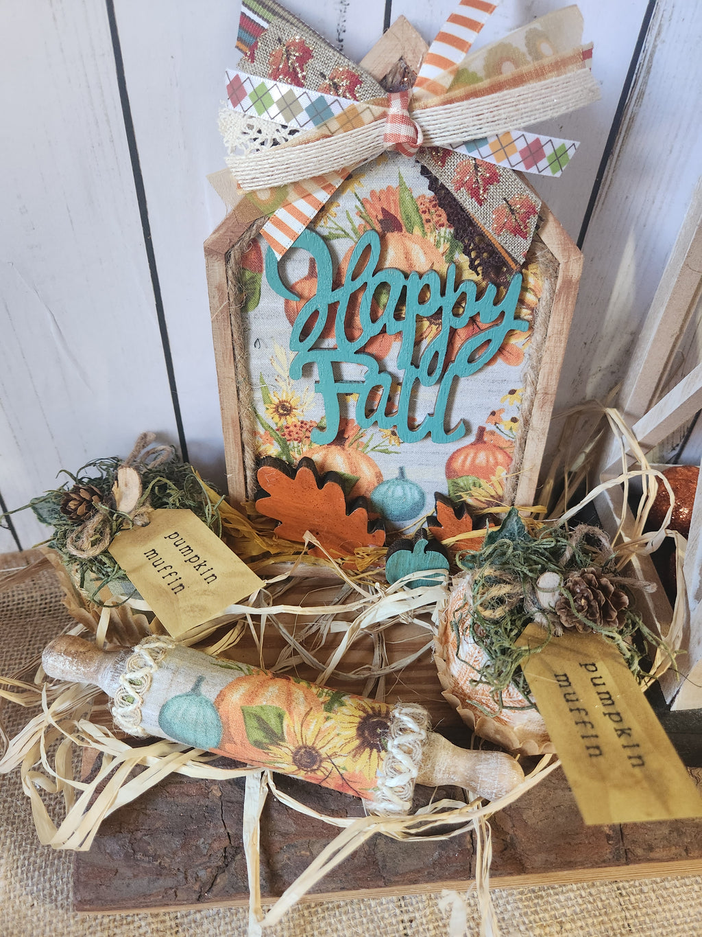TIER TRAY FALL THANKSGIVING 4PK HAPPY FALL BUNDLE