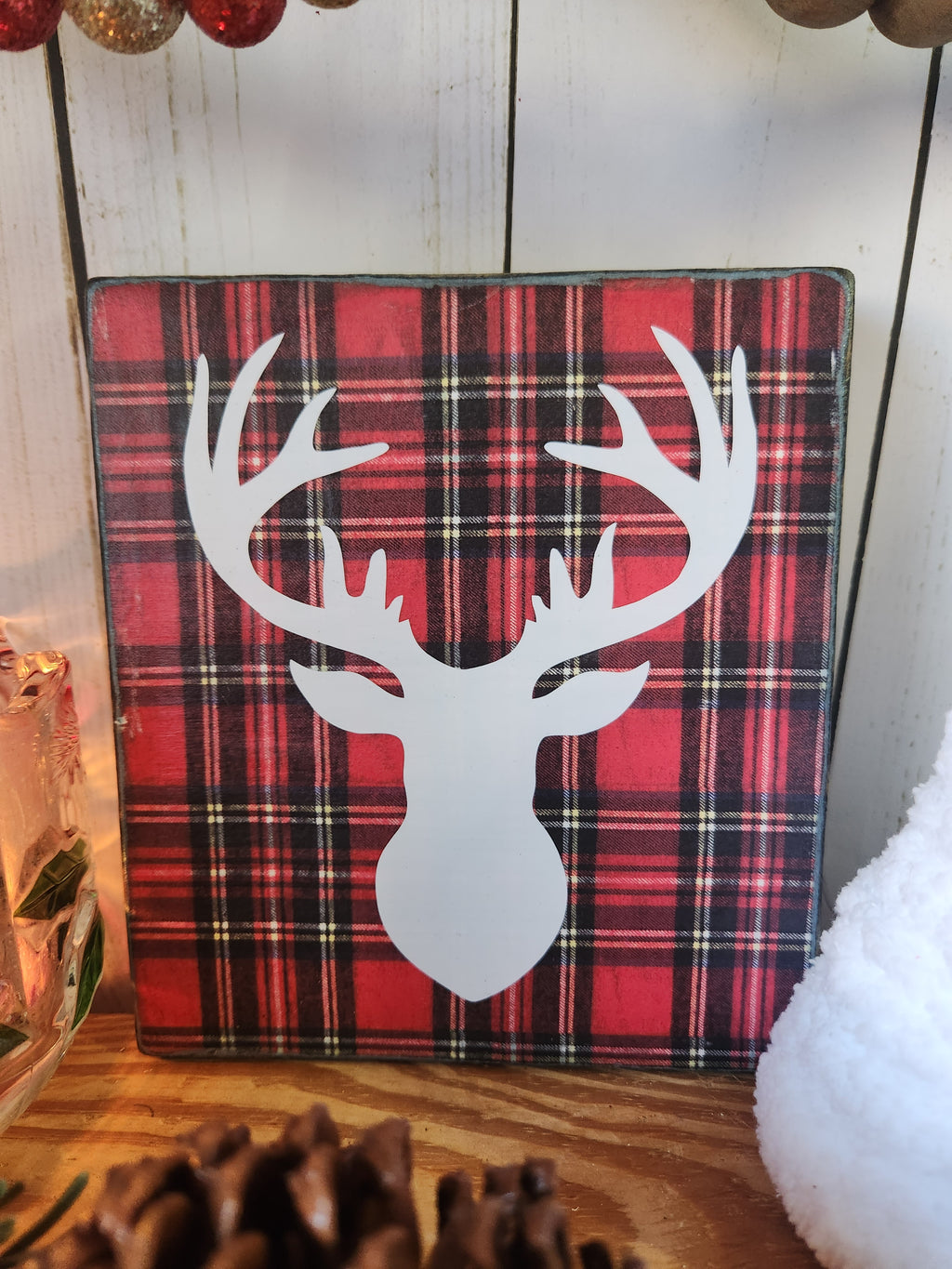 TIER TRAY 2PK BUNDLE DEER PLAID