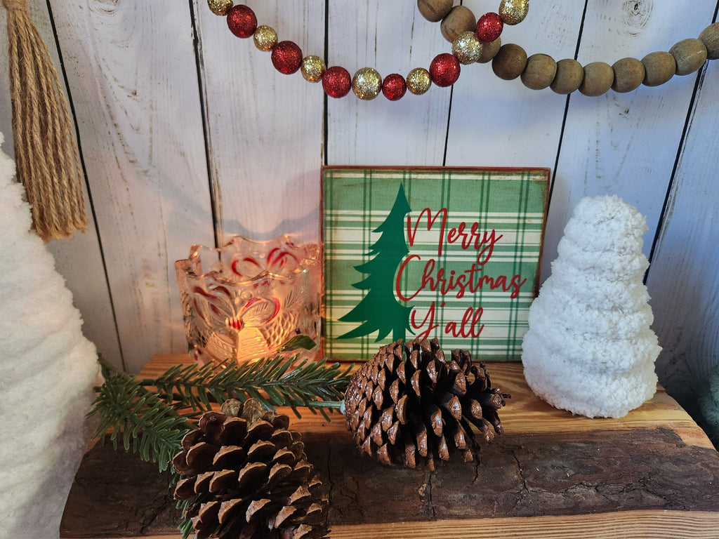 TIER TRAY 2PK BUNDLE MERRY CHRISTMAS Y'ALL