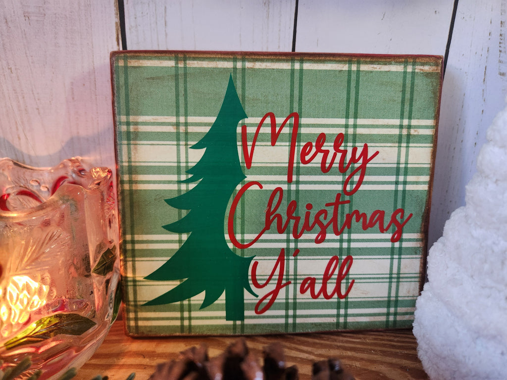 TIER TRAY 2PK BUNDLE MERRY CHRISTMAS Y'ALL