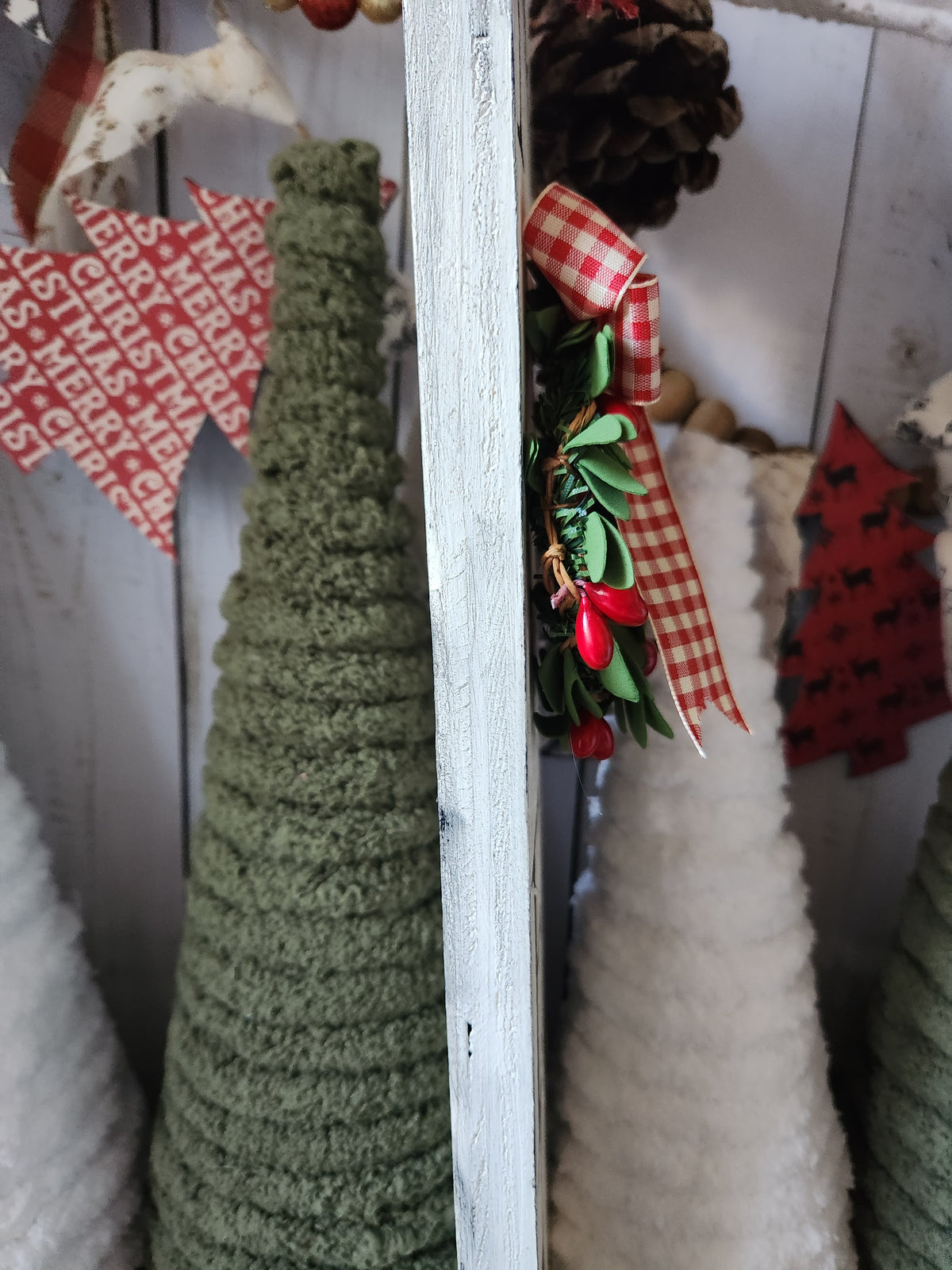 CHRISTMAS WOODEN SIGN_LEANER, NOEL (BLK R)