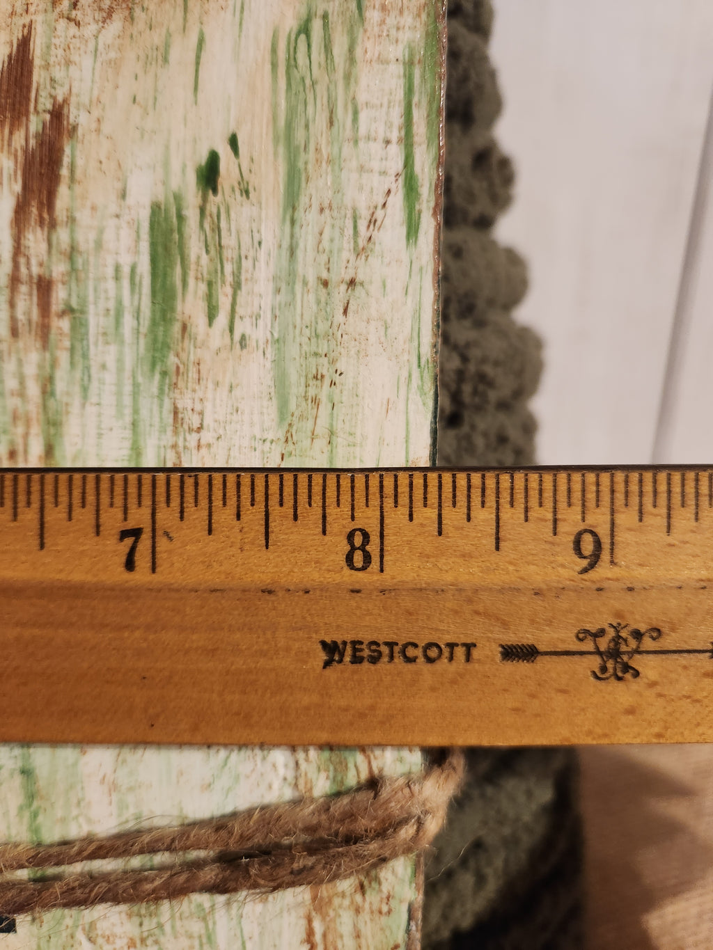 CHRISTMAS WOODEN SIGN_LEANER, NOEL (GRN)