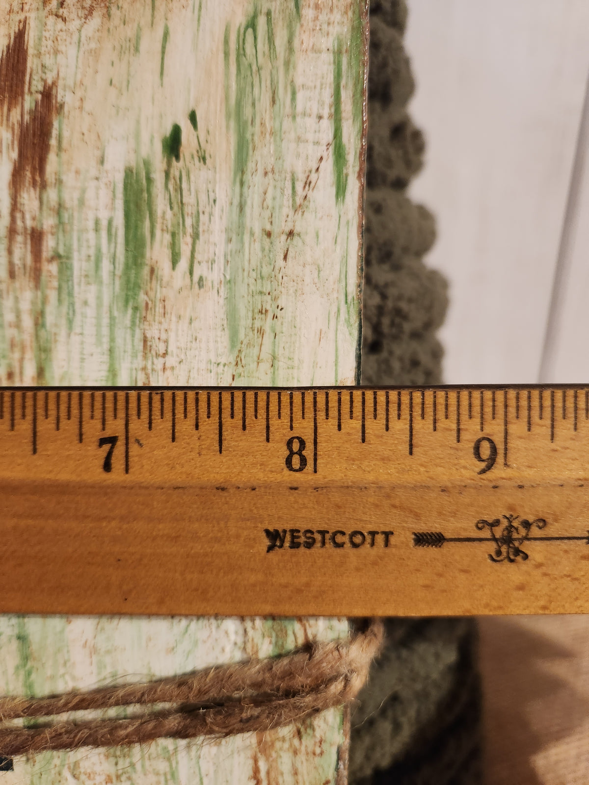 CHRISTMAS WOODEN SIGN_LEANER, NOEL (GRN)