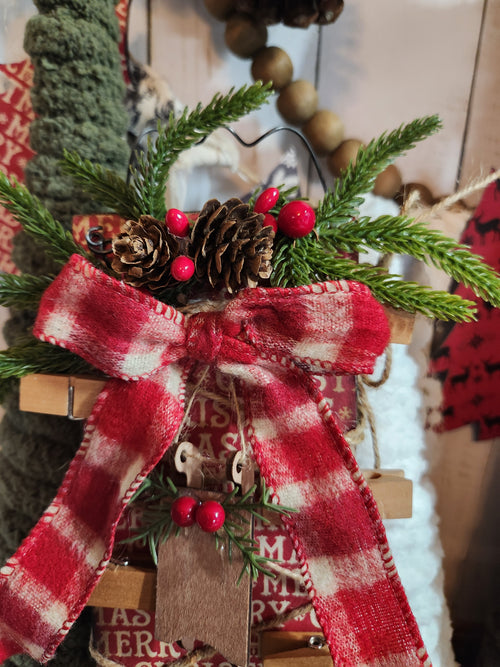 CHRISTMAS CARD HOLDER MERRY CHRISTMAS