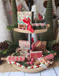 TIER TRAY CHRISTMAS 3PK BUNDLE - MERRY CHRISTMAS GREETINGS