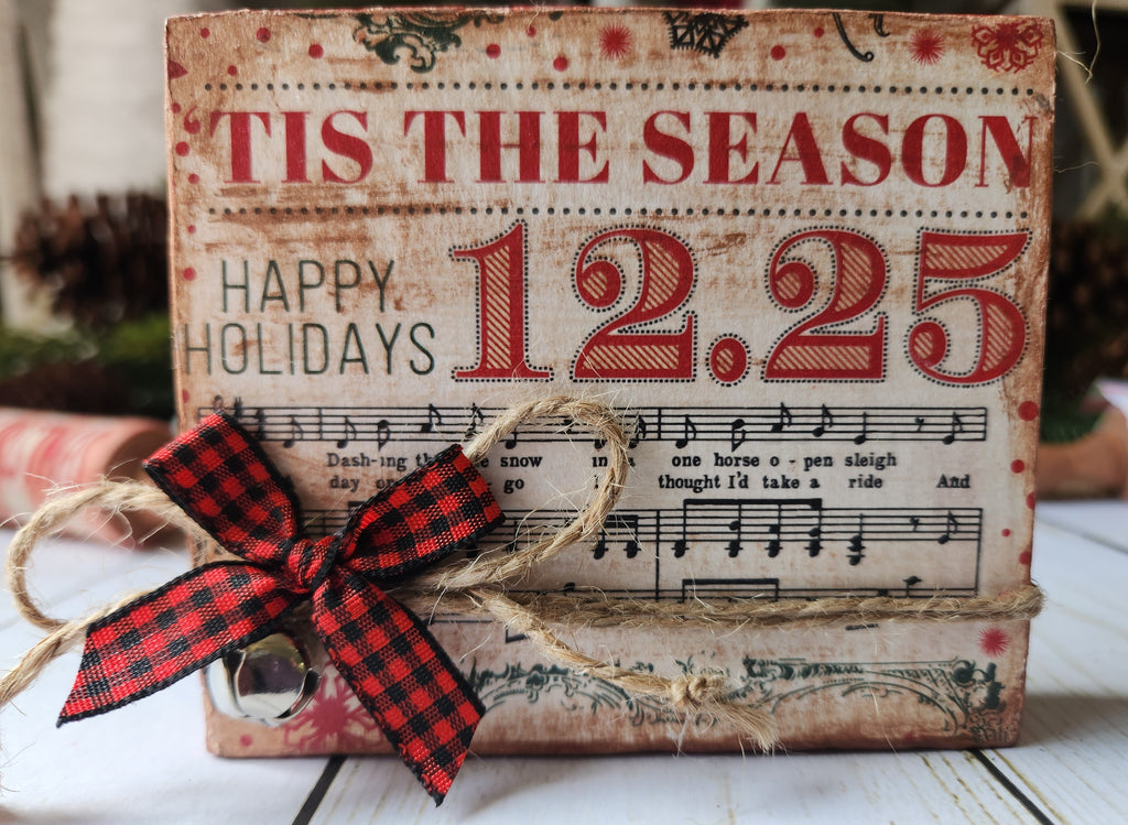 TIER TRAY CHRISTMAS 3PK BUNDLE - MERRY CHRISTMAS GREETINGS