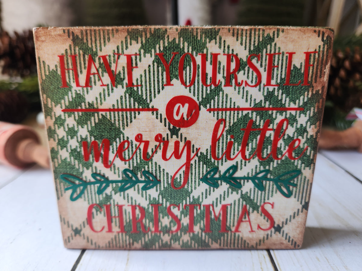 TIER TRAY CHRISTMAS 3PK BUNDLE - MERRY CHRISTMAS (GRN)